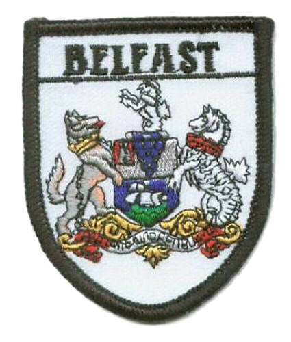 Belfast coat arms flag - belfast,