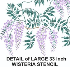 Mylar Wisteria Stencil Large