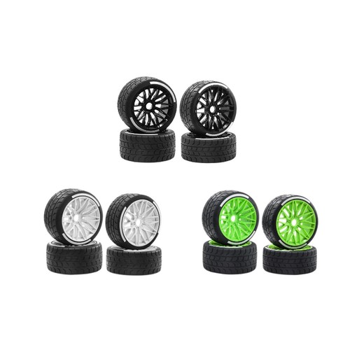 Car tires on - 4x,