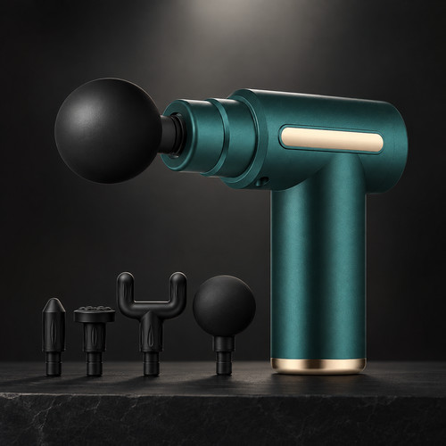 Hand held massage gun deep - hand,