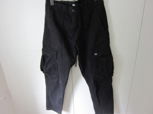Mens zara black cargo - zara,