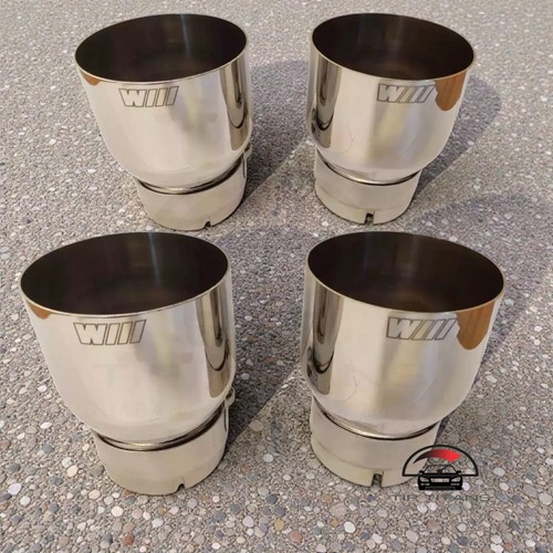 Stainless steel chrome - 4x,