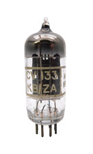 GEC KB/ZA CV133 6C4 EC90 Black Plate Square Getter Valve Used Tested (V41) #1