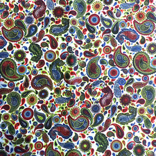 Ditsy floral paisley cotton