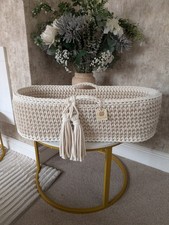 Crochet Moses Basket HANDMADE