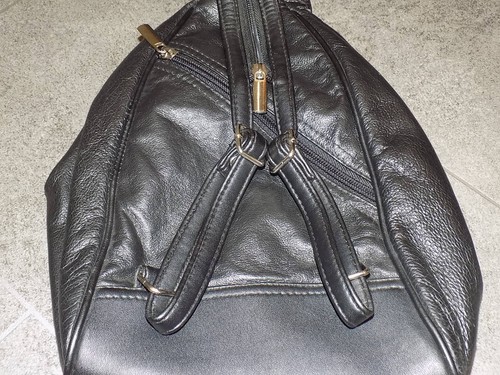 Leather 1 backpack - 2-in-1,
