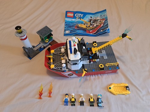 Lego city fire boat - lego,