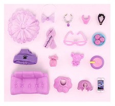 16Pcs Purple lps Accessory Kid