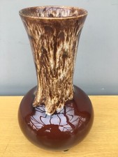 Vintage Melba Ware Brown Vase