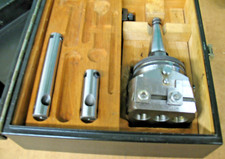 MOORE MIZOGUCHI  BORING FACING HEAD MU3 W/ACC + CASE MOORE JIG BORER SHANK UPA/3