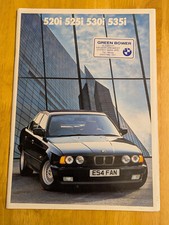 BMW 5 Series 1988 Brochure
