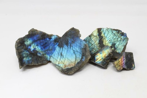 Natural labradorite slab - labradorite,