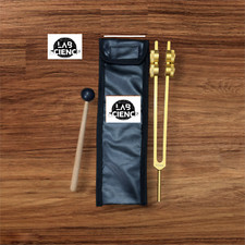 Tuning fork weighted gold - tuning,