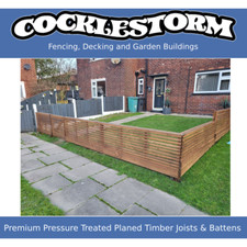 Premium Tanalised Pressure Treated Planed Timber Joists & Battens