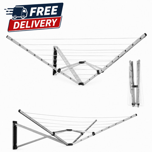 Wall mounted arm - 25m, clothes