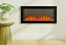 BLACK 32" ELECTRIC WALL HUNG