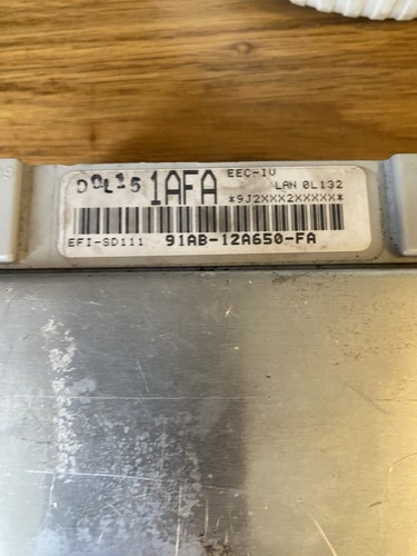 Ford escort ecu 1990 - escort, 1.6i