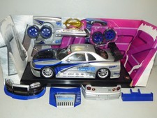 Hot Wheels 1:18th scale Nissan Skyline Team Toyo Tunerz Custom silver