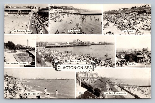 Postcard clacton sea - -,