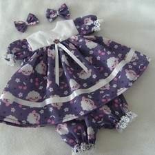 SPRING LAMBS DRESS, 2 CLIPS &
