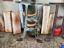 vintage cast iron table ends