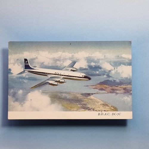 Commercial aircraft postcard - aircraft,