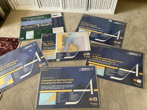 Admiralty charts various sold - charts,