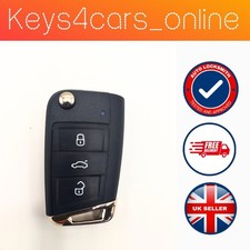 Genuine 3 button flip key case