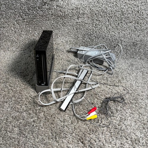 Nintendo wii rvl 001 black - rvl-001,