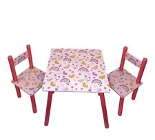 Rainbow Table & 2 Chair Set