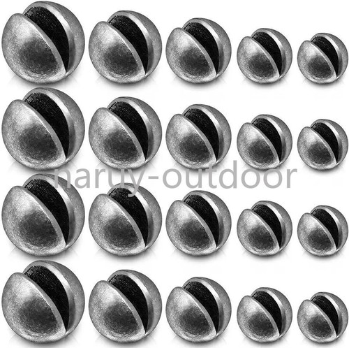 50pcs round split shot sinker - 50pcs,