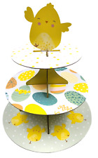 3 Tier Easter Cupcake Stand Muffin Holder Cardboard Egg Rack Kids Tea Party