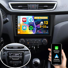 For Nissan Qashqai 2014-18 Android 13 Car Radio Stereo GPS Sat Nav Carplay 2+32G