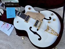 ♚TIMEWARP♚07 GRETSCH G-6136 DS WHITE FALCON♚Dynasonics♚Mother Pearl BLOCKS♚2.75"