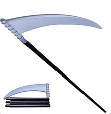 Halloween Plastic Grim Reaper Scythe 90cm Approx Costume Accessory Fancy Dress