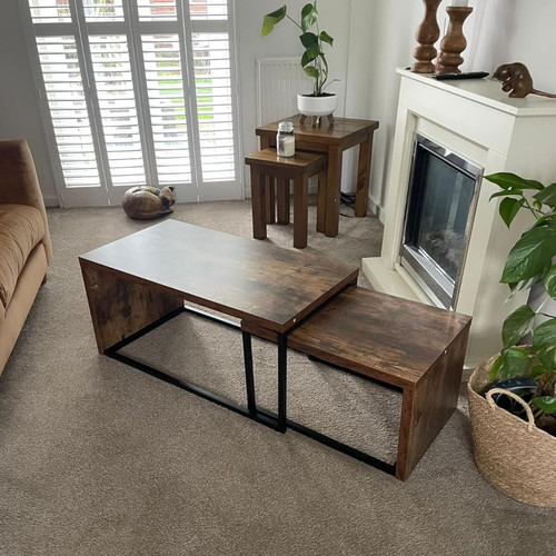 Industrial coffee tables set - tables,