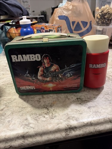 1985 rambo vintage metal lunch - 1985,
