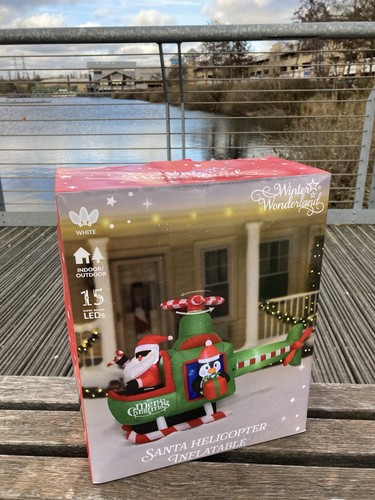 Xmas santa helicopter - santa,