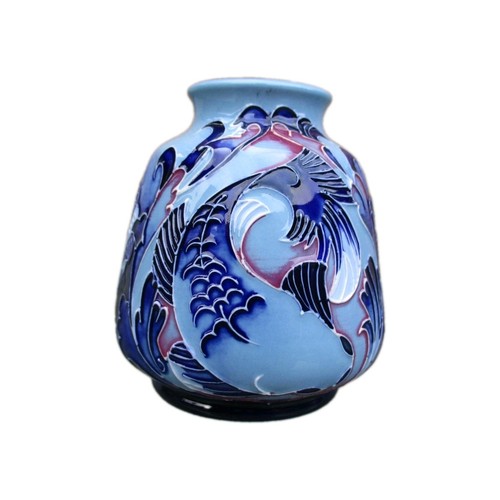 Moorcroft blue fish - fish, design