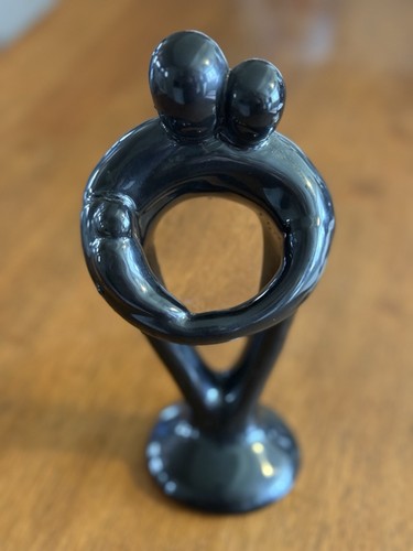 Soapstone statue infinite love - soapstone,