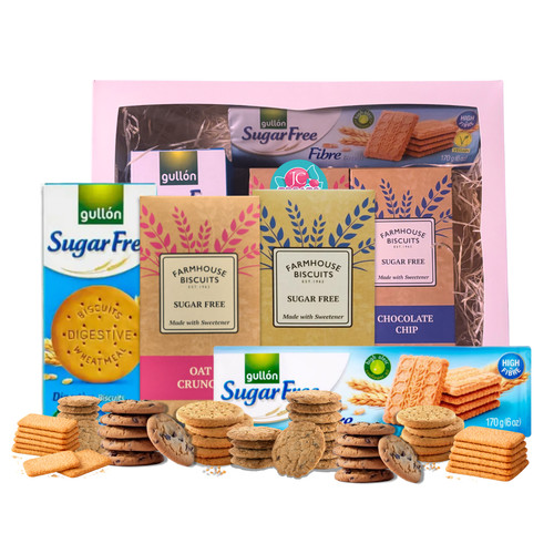 Sugar free biscuit gift - biscuit, box