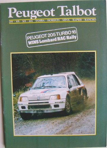 Peugeot talbot range - talbot,