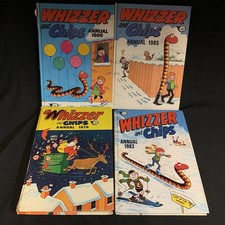 4 X Whizzer And Chips Annuals