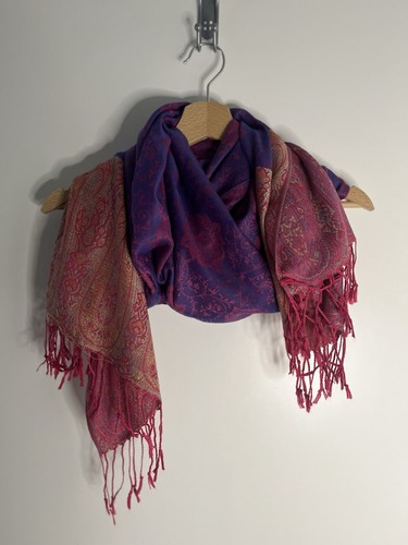 100 pashmina paisley scarf - pashmina,