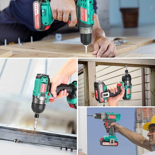 Hychika 18v cordless drill - cordless,