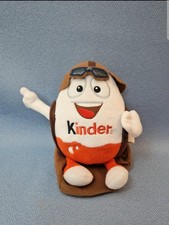 Vintage Kinder Surprise Aviator Egg With Back Bag Plush Collectable H 6in
