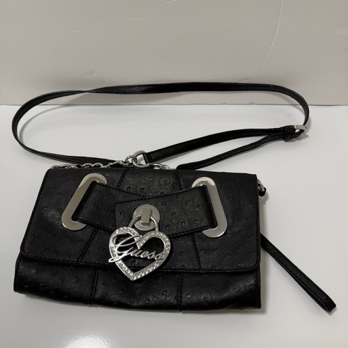Guess studded faux ostrich - studded,