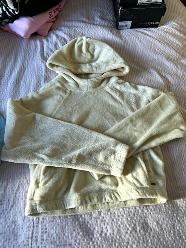 Hollister cream fleece - cream,
