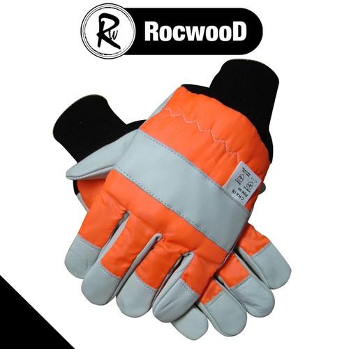 Chainsaw gloves with - chainsaw, both