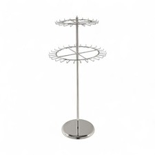 Chrome Two Tier Revolving Tie